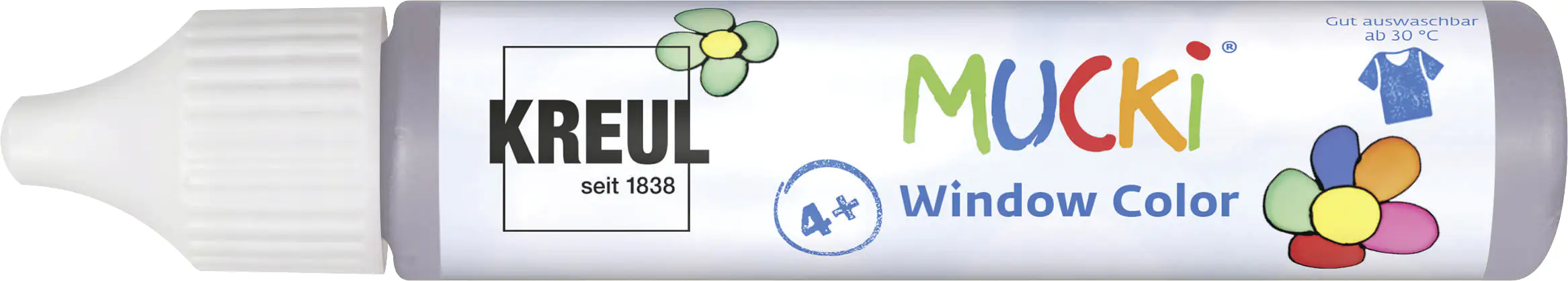 Kreul Mucki Window Color Pen grau 29 ml