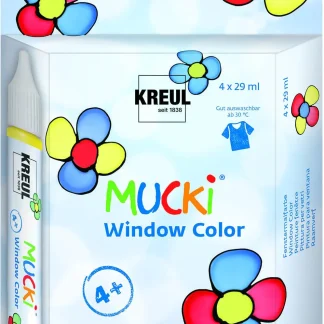Kreul Mucki Window Color 4er Set je 29 ml