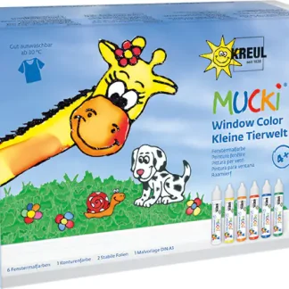 Kreul MUCKI Window Color Set Kleine Tierwelt