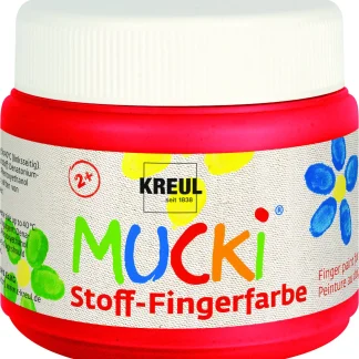 Kreul Mucki Stoff Fingerfarbe rot 150 ml