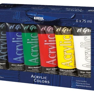 Kreul el Greco Acrylic Set 6 x 75 ml Tuben