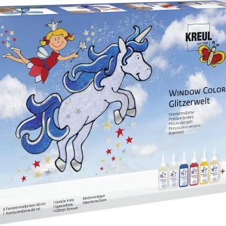 Kreul Window Color Glitzerwelt Set