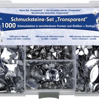 Kreul Schmucksteine Set transparent