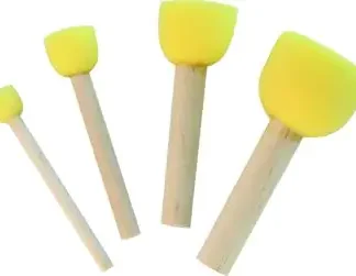 Kreul Schwammstupf-Pinsel 4er-Set