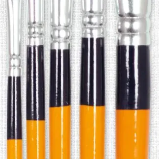 Kreul Hobby Line Universalpinsel Synthetics flach, 5er Set