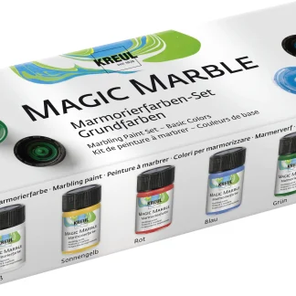 Kreul Magic Marble Marmorierfarben Grundfarben 6er Set je 20 ml