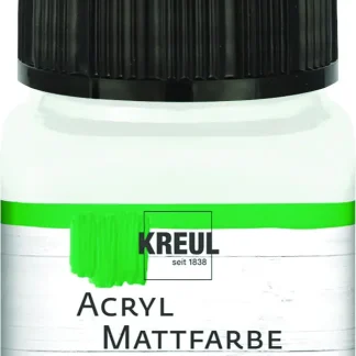 Kreul Acryl Mattfarbe pastellweiß 20 ml
