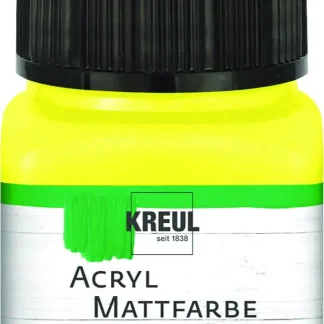 Kreul Acryl Mattfarbe gelb 20 ml