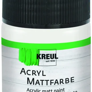 Kreul Acryl Mattfarbe pastellweiß 50 ml