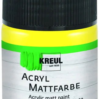 Kreul Acryl Mattfarbe gelb 50 ml