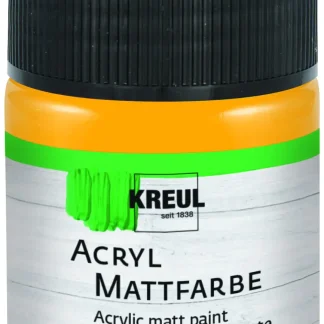 Kreul Acryl Mattfarbe goldgelb 50 ml