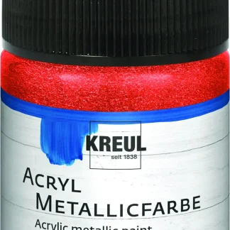 Kreul Acryl Metallicfarbe rot 50 ml