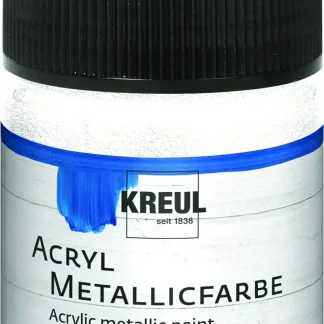 Kreul Acryl Metallicfarbe perlmutt-weiß 50 ml
