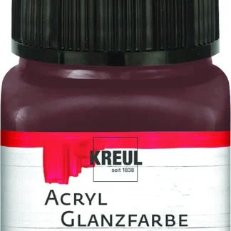Kreul Acryl Glanzfarbe dunkelbraun 20 ml