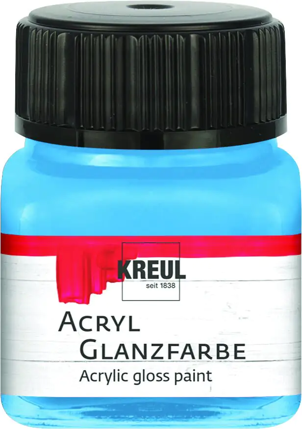 Kreul Acryl Glanzfarbe himmelblau 20 ml