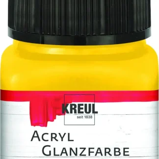 Kreul Acryl Glanzfarbe sonnengelb 20 ml