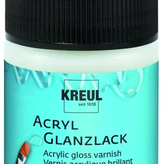 Kreul Acryl-Glanzlack auf Wasserbasis transparent 50 ml