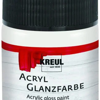 Kreul Acryl Glanzfarbe weiß 50 ml