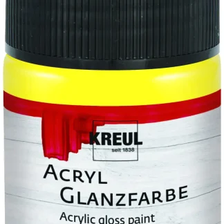 Kreul Acryl Glanzfarbe gelb 50 ml