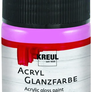Kreul Acryl Glanzfarbe rose 50 ml