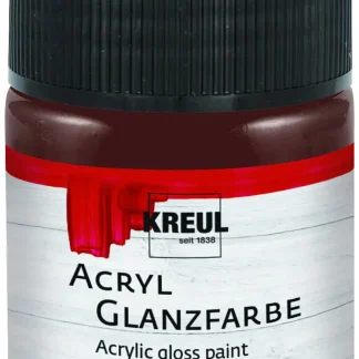 Kreul Acryl Glanzfarbe dunkelbraun 50 ml