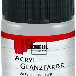 Kreul Acryl Glanzfarbe silber 50 ml