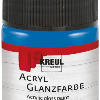 Kreul Acryl Glanzfarbe blau 50 ml