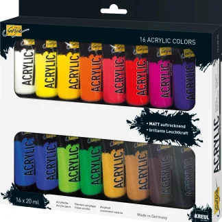 Kreul Solo Goya Acrylfarben Set 16 x 20 ml Tuben