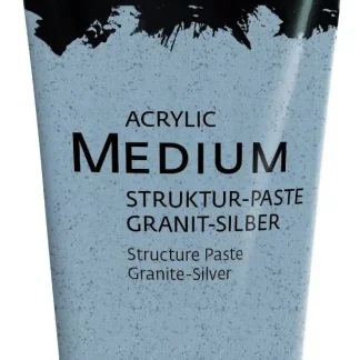 Kreul Solo Goya Acrylic Medium Struktur-Paste Granit-Silber 100 ml