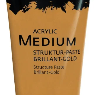 Kreul Solo Goya Acrylic Medium Struktur-Paste Brillant-gold 100 ml