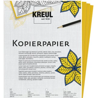 Kreul Kopierpapier Gelb 3 Bögen DIN A3