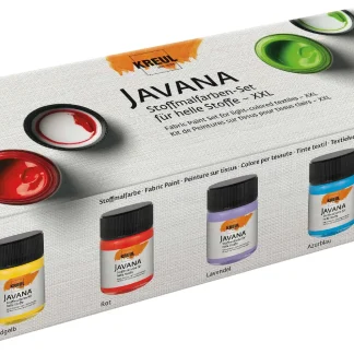 Kreul Javana Stoffmalfarben für helle Stoffe Set XXL 5 x 50 ml