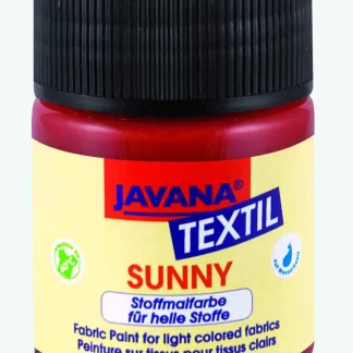 Kreul Javana Stoffmalfarbe für helle Stoffe karminrot 50 ml