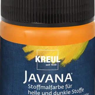 Kreul Javana Stoffmalfarbe für helle und dunkle Stoffe orange 50 ml