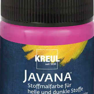 Kreul Javana Stoffmalfarbe für helle und dunkle Stoffe magenta 50 ml