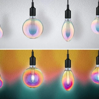 Paulmann LED Leuchtmittel Fantastic Colors G95 E27 dimmbar Globe G95
