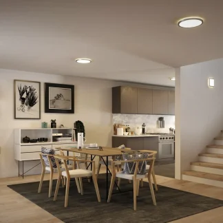 Paulmann LED Panel Atria Shine chrom-matt 19 x 19 cm warmweiß