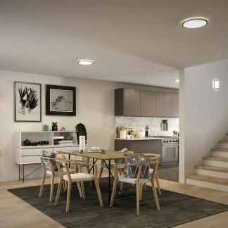 Paulmann LED Panel Atria Shine chrom-matt Ø 19 cm neutralweiß