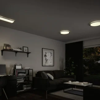 Paulmann LED Panel Atria Shine schwarz 42 x 42 cm neutralweiß dimmbar