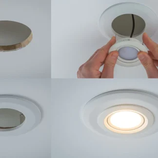 Paulmann Adapter für Einbaudurchmesser 75-120 mm auf 68-70 mm weiß matt