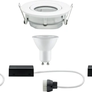Paulmann LED Außen-Einbauleuchte Nova Plus 3er Set weiß 9,3 cm GU10