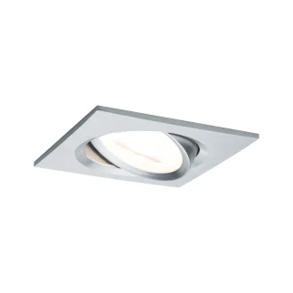 Paulmann LED Einbauleuchte Nova Coin alu 8,4 x 8,4 cm schwenkbar dimmbar