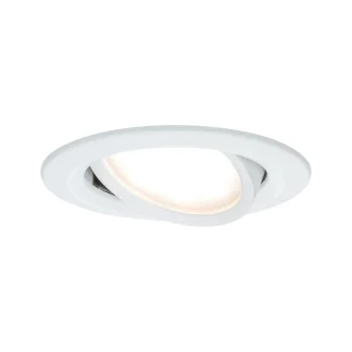 Paulmann LED Einbauleuchte Coin Slim weiß matt dimmbar rund schwenkbar