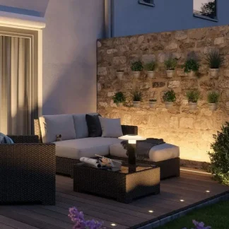 Paulmann Plug & Shine Bodenaufbauleuchte Outdoor anthrazit 85,6 cm warmweiß