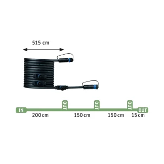 Paulmann Plug & Shine Bodeneinbauleuchte Floor Mini Set Outdoor