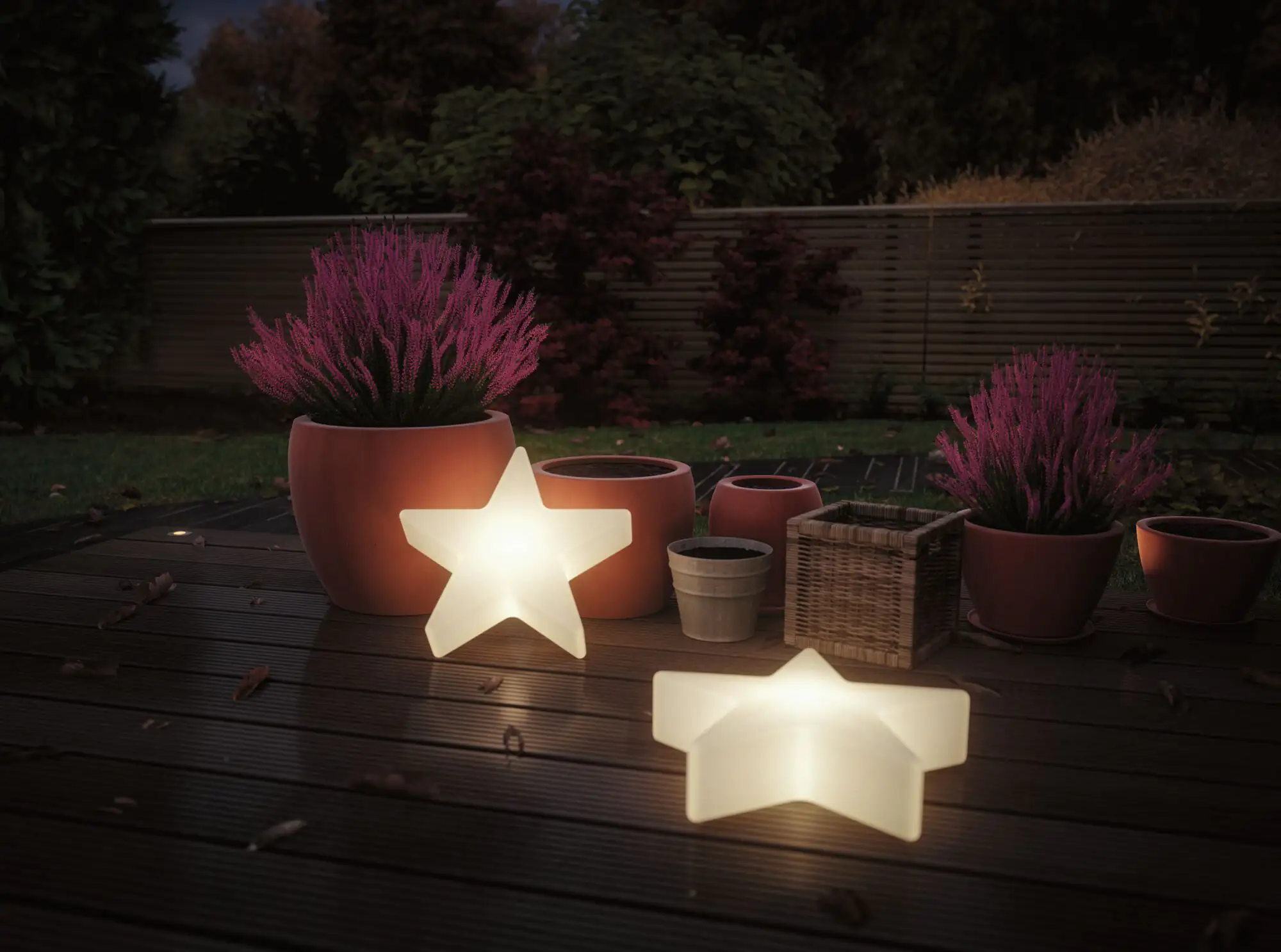 Paulmann Plug & Shine LED Lichtobjekt Star Outdoor, 40 cm, warmweiß