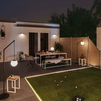 Paulmann Plug & Shine Neon LED-Stripe Profil Outdoor silber 1 m