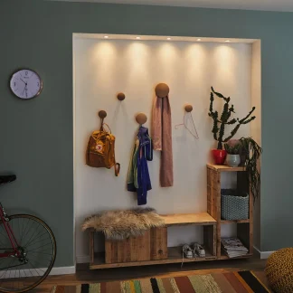 Paulmann Einbauleuchte Nova mini Coin Eisen gebürstet schwenkbar 3er set