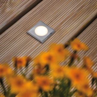 Paulmann LED Boden-Einbauleuchte House Outdoor eckig edelstahl warmweiß