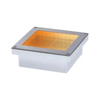Paulmann LED Bodeneinbauleuchte Brick Smart edelstahl 10 x 10 cm